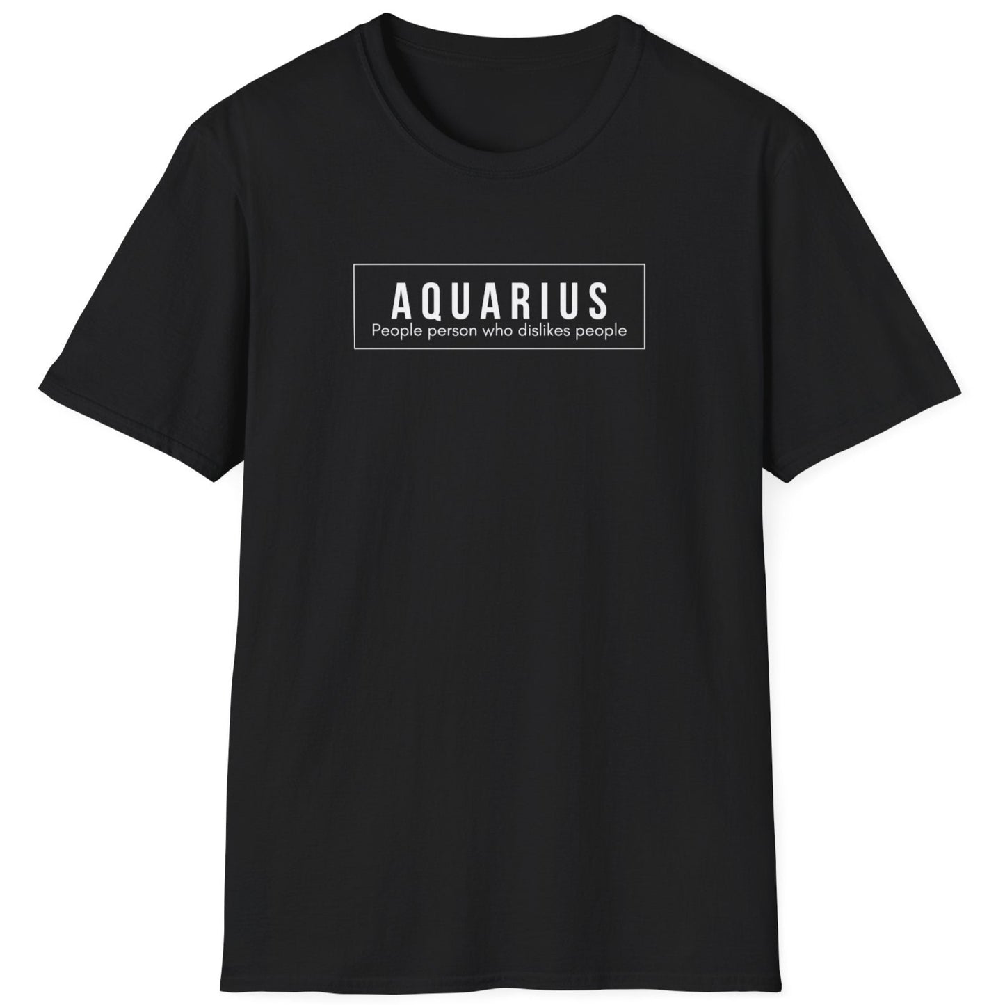 Aquarius “People Person Who Dislikes People” T-Shirt