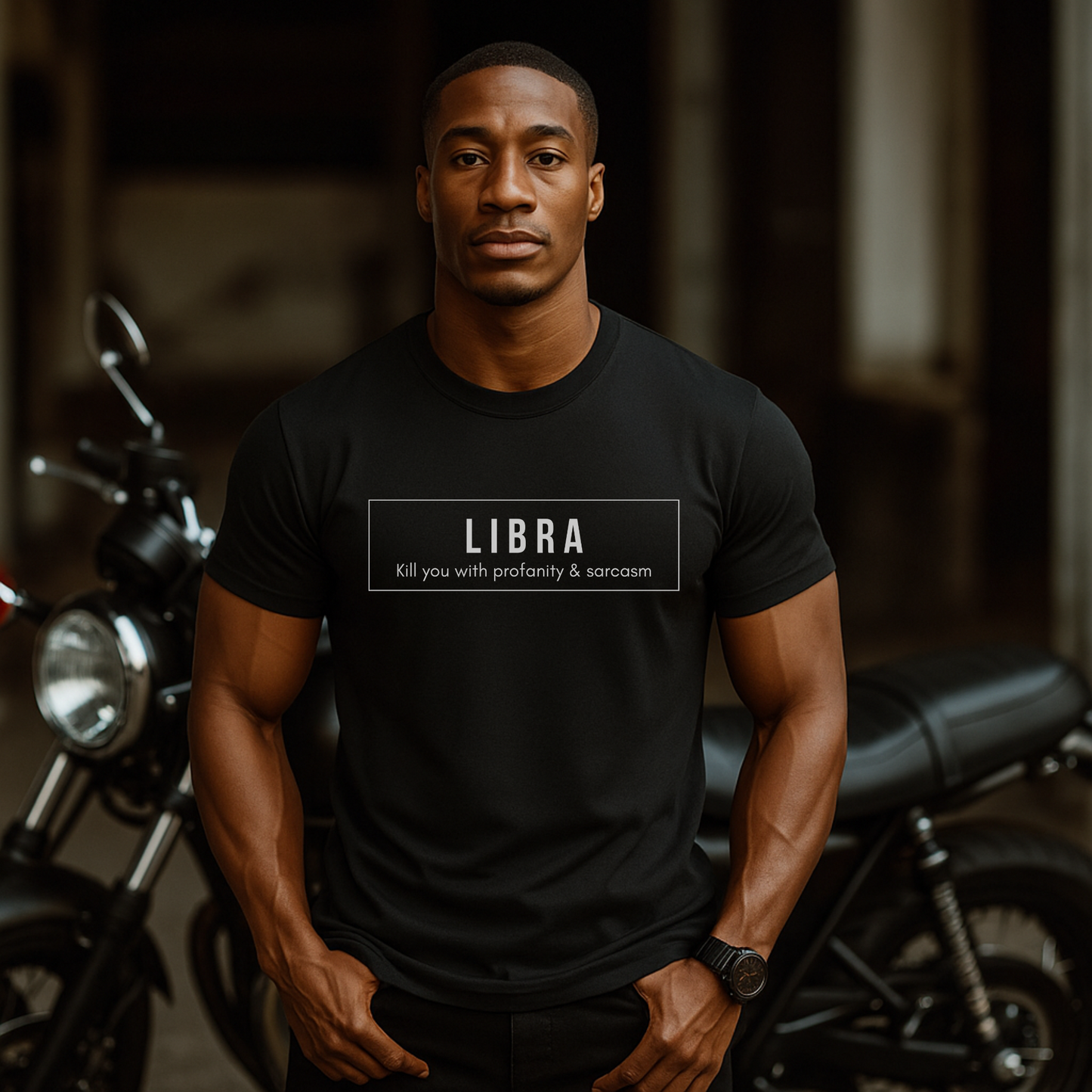 Libra “Kill You with Profanity and Sarcasm” T-Shirt