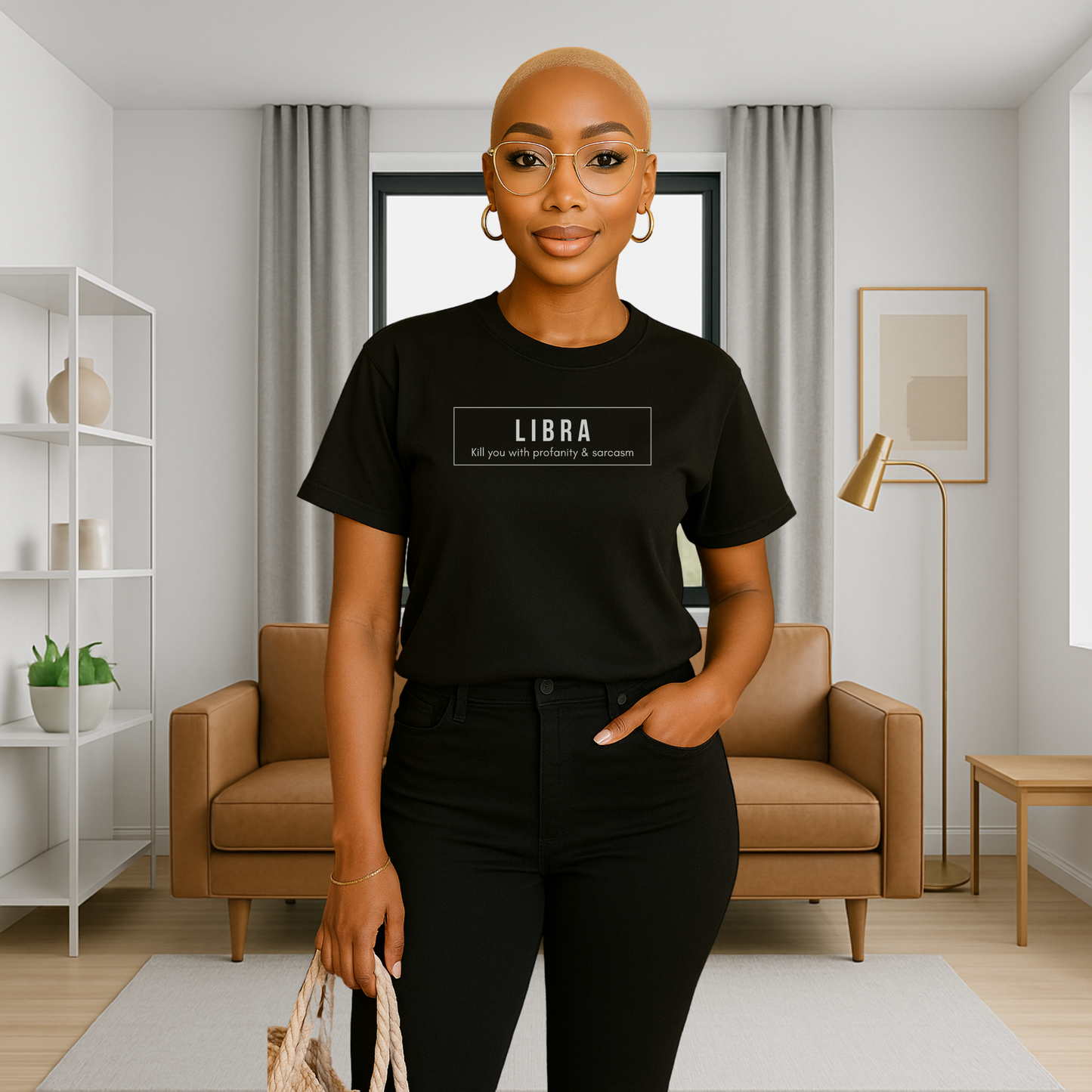 Libra “Kill You with Profanity and Sarcasm” T-Shirt