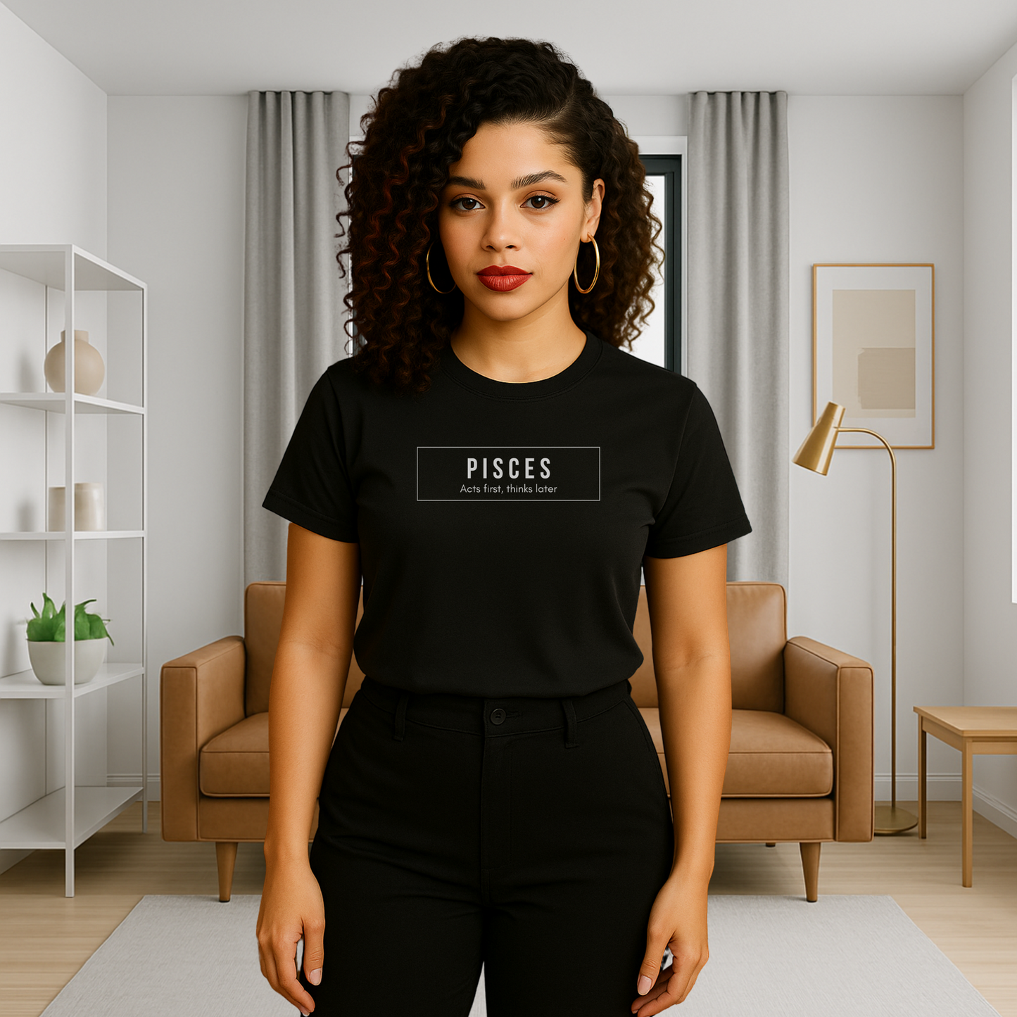 Pisces “Acts First, Thinks Later” T-Shirt