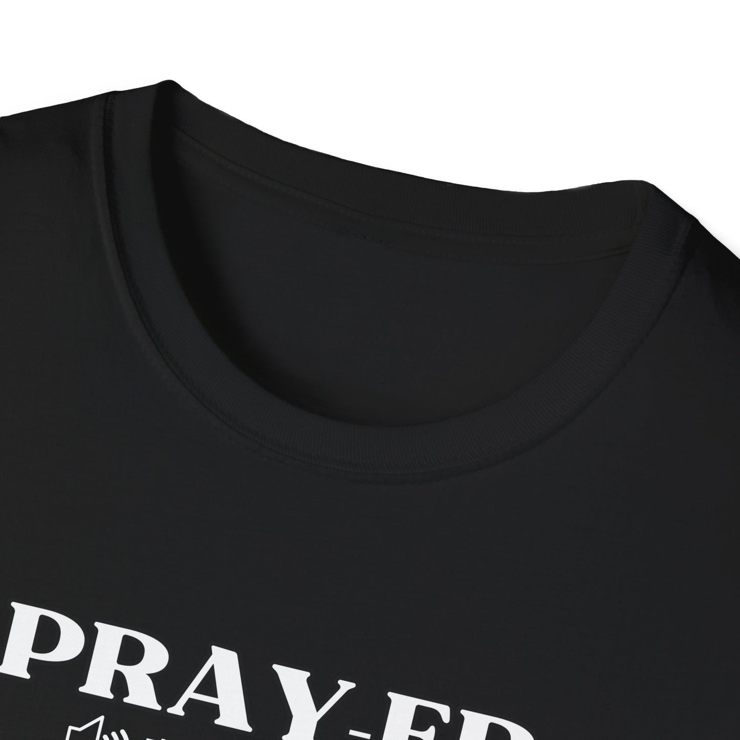 PRAYER. T-Shirt | Christian Streetwear Tee for Women & Men | Minimalist Faith Shirt | Bold Jesus Graphic Tee | Spiritual Lifestyle Apparel | Gift for Friends | Trendy Worship Wear | Everyday Comfort