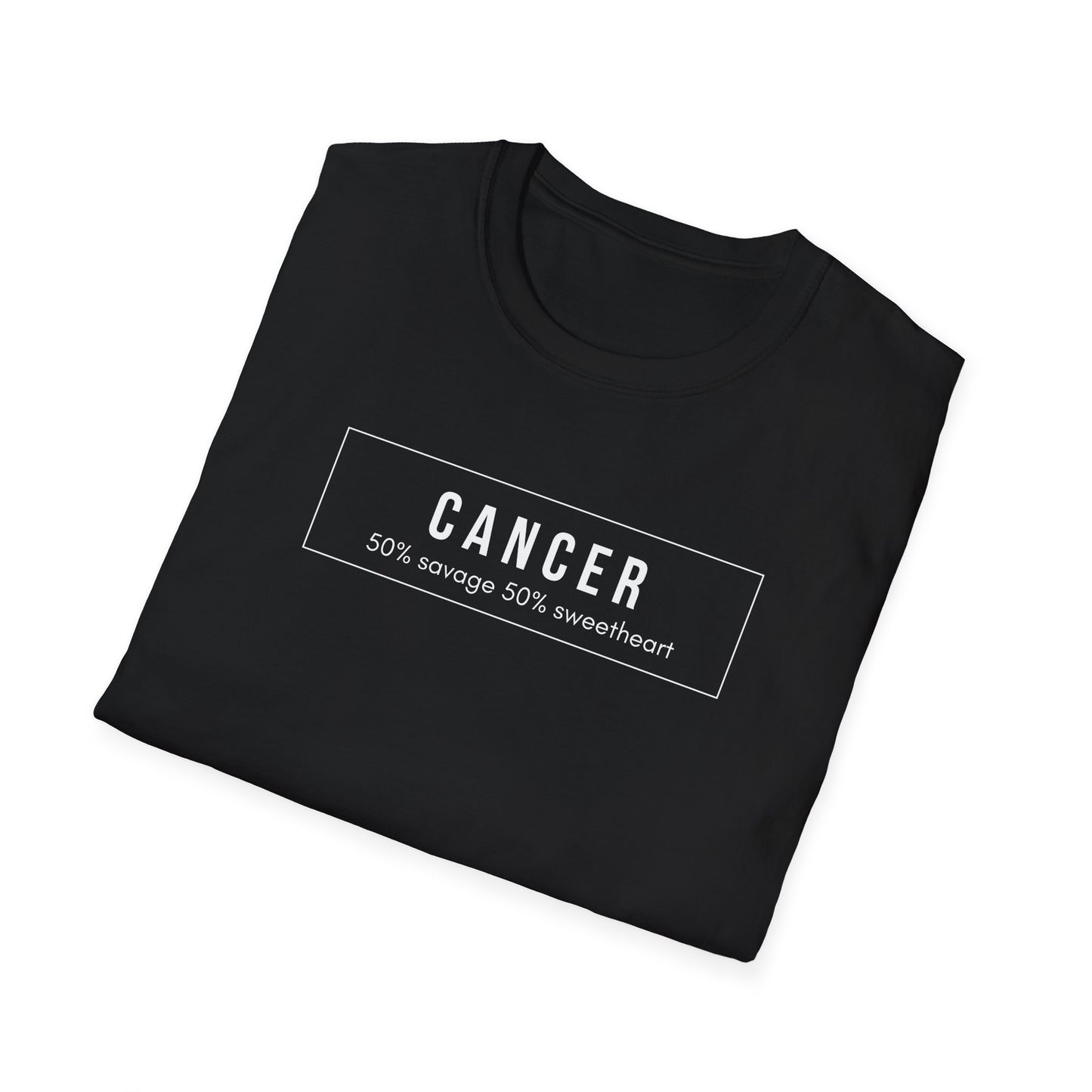 Cancer “50% Savage, 50% Sweetheart” T-Shirt