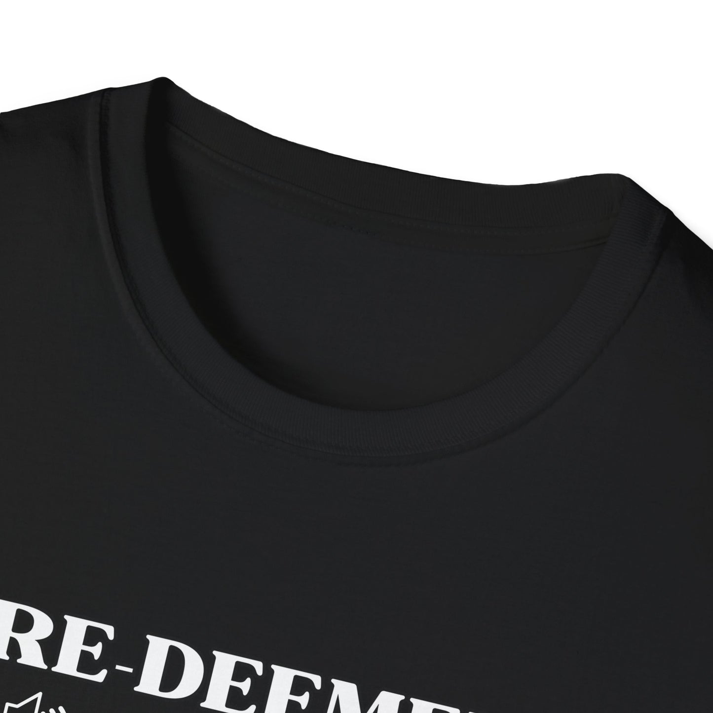 REDEEMED. T-Shirt | Christian Statement Tee for Women & Men | Minimalist Faith Shirt | Spiritual Apparel | Jesus Saved Me Shirt | Gift for Friends | Trendy Christian Streetwear | Everyday Comfort